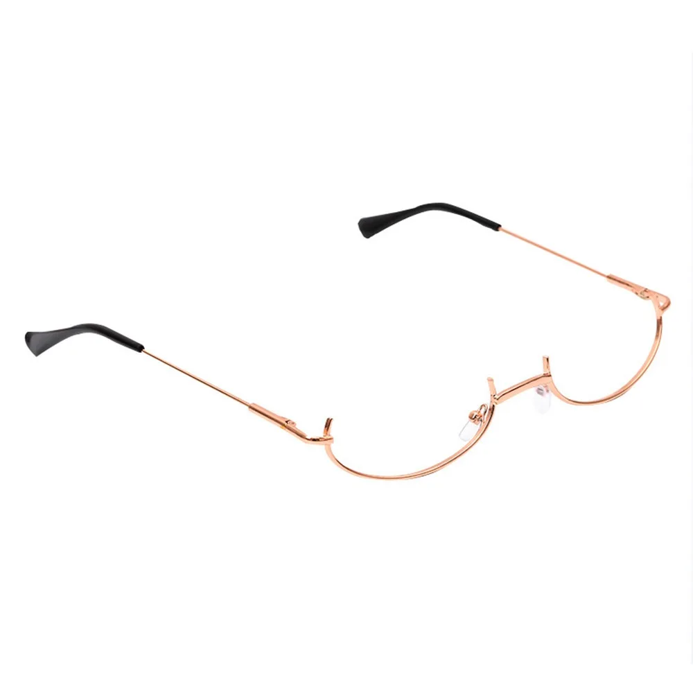 2021 двухмерный non объектив половинной оправой оправа очки уникальный с плоскими