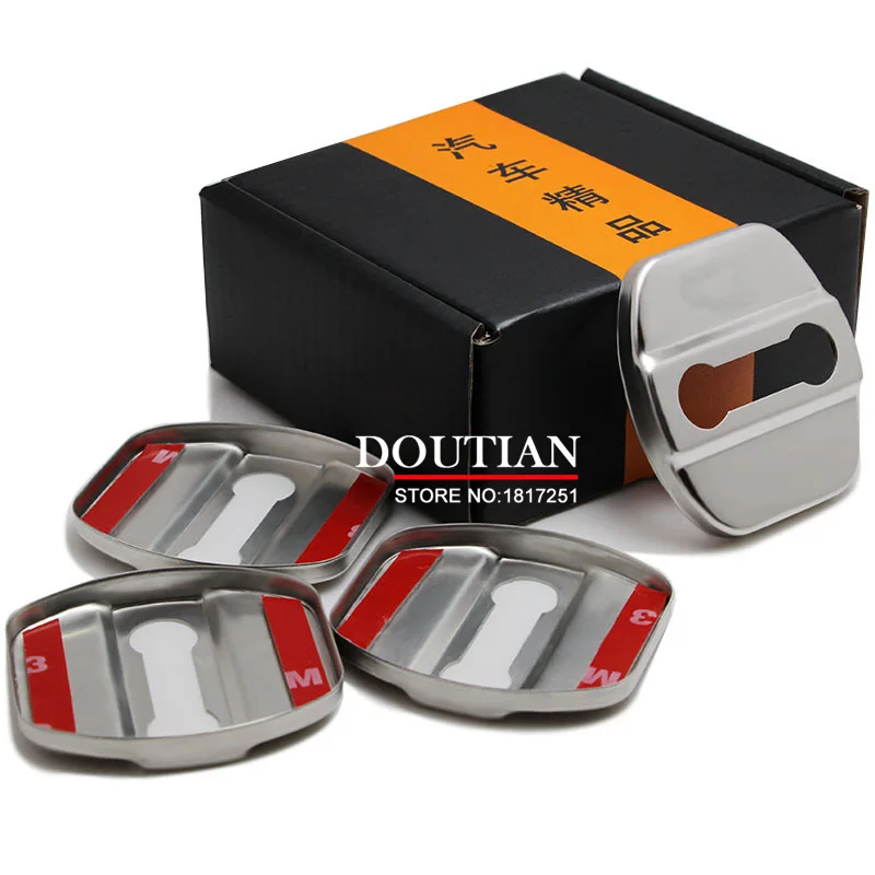 3D застежка дверного замка из нержавеющей стали защитный чехол отделка для Nissan X