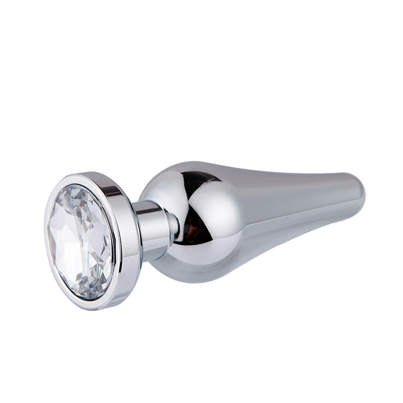 Металлический анальный фаллоимитатор из нержавеющей стали пробка Анальная для