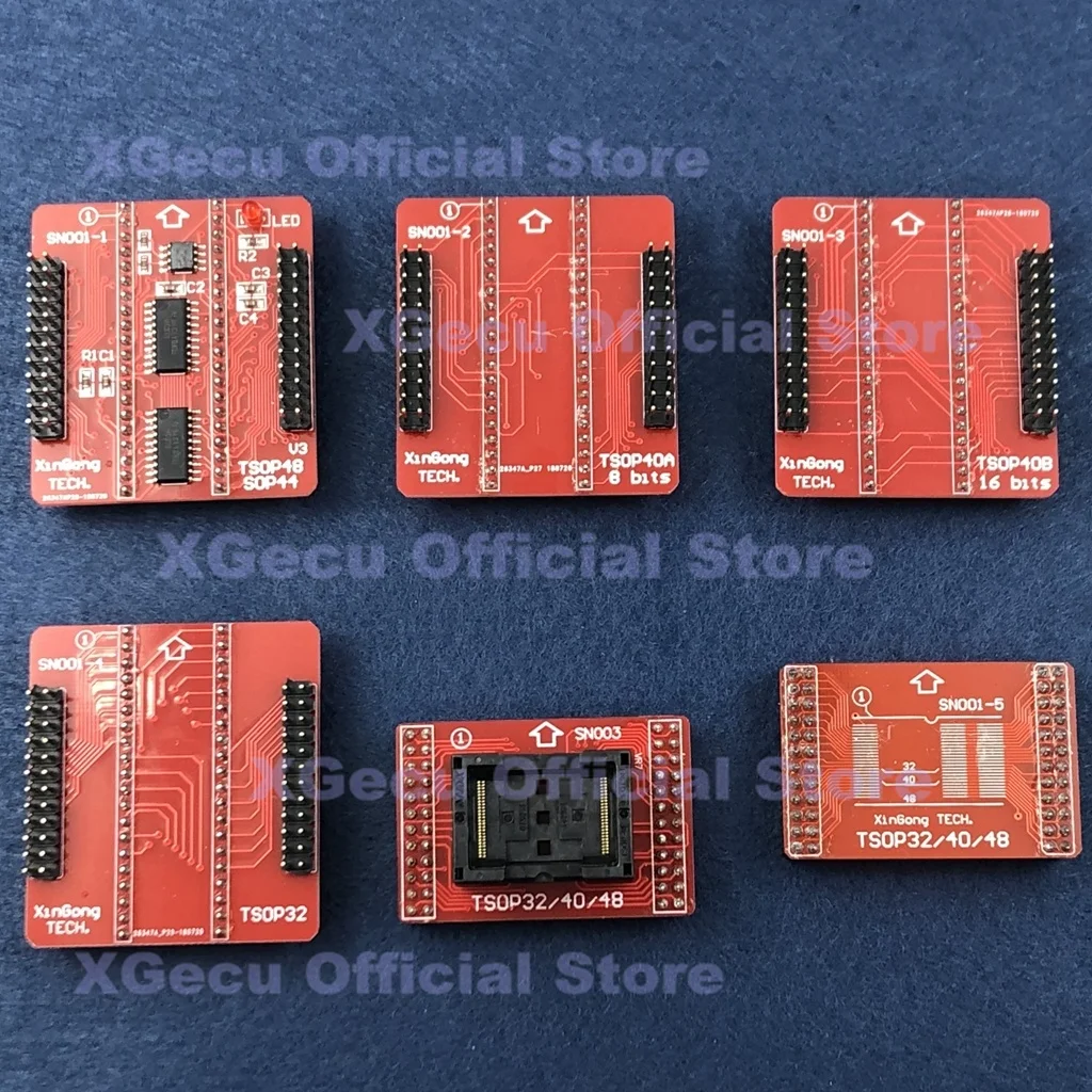 Socket adapter TSOP32/40/48 TSOP48 ZIF для XGecu TL866A TL866CS TL866II Plus USB Универсальный программатор SPI