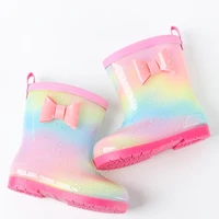 new 2021 spring autumn children rain boots soft comfortable waterproof non slip cartoons boys girls water shoes 01b