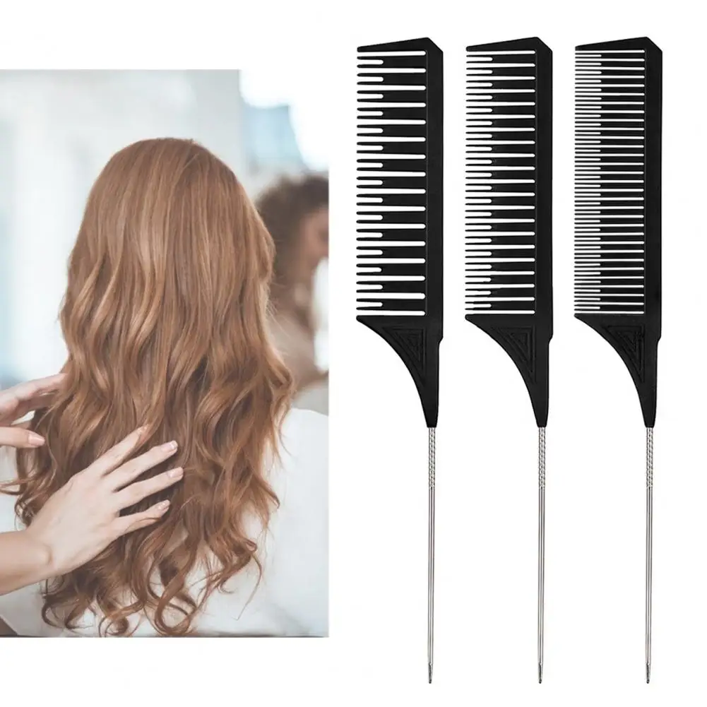 Hair Dyeing Trendy Comb Anti-static Good Toughness PC Tip-tail Highlighting for Stylist | Красота и здоровье