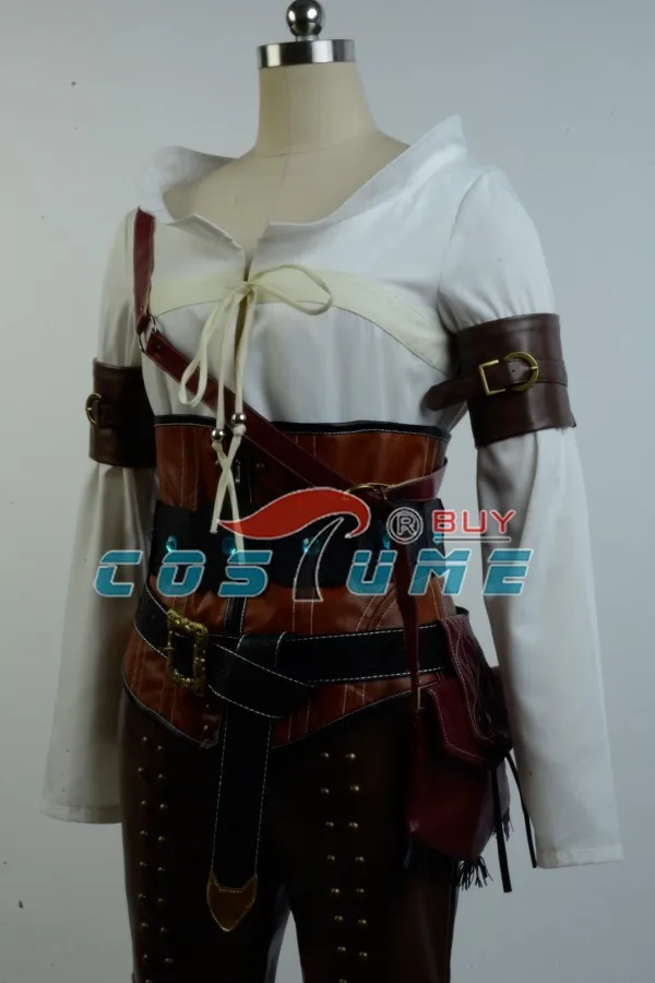 Ciri Cirilla Fiona Elen косплей костюм, полный набор костюм на Хэллоуин индивидуальный заказ