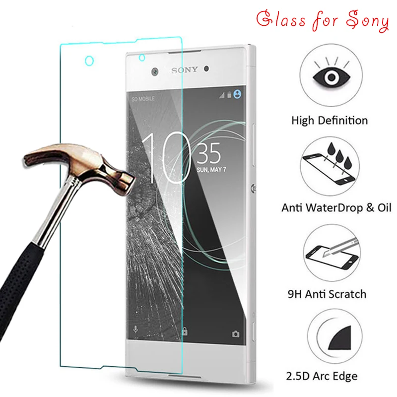 

Smartphone Screen Protector for Sony Xperia C3 C4 C5 Dual Front Film Protective Glass For Sony E1 E3 E4 E4g E5 Hard Glass