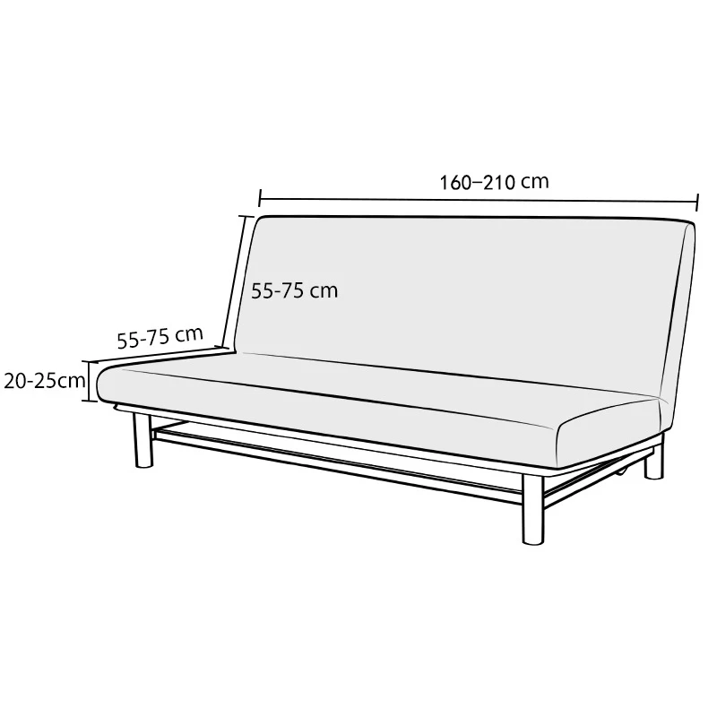 Бархатная ткань чехол для дивана темного цвета эластичное противопылевое прямое