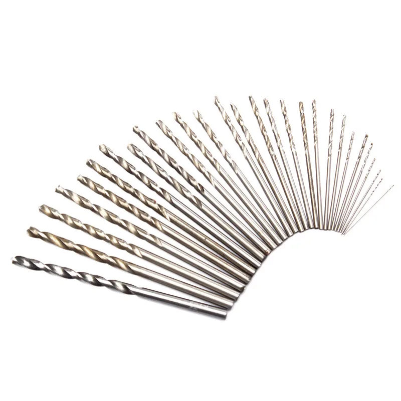 

Отличное качество 10 шт 0,3 мм-3 мм микро HSS сверло с цилиндрическим хвостовиком Электрический Металл/дерево/пластик сверло набор инструментов