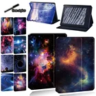 Защитный чехол-подставка для планшета, для Amazon, Kindle, 4, 1, 2, 3, 8, 10, космическая серия