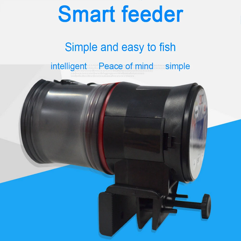 ЖК дисплей Электронный Умный Автоматический фидер для рыб дозатор с таймером