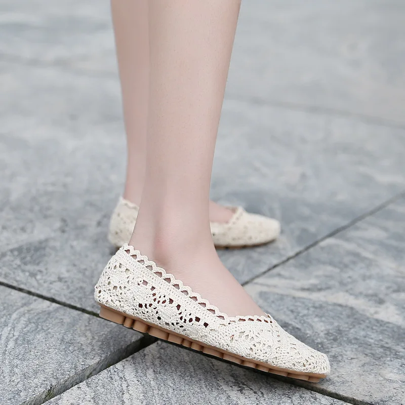 

GQPJFI 2020 Autumn Style Flat Shoes Women All-match Solid Color Soft Sole Old Beijing Cloth Shoes One Foot Female Casual Shoes