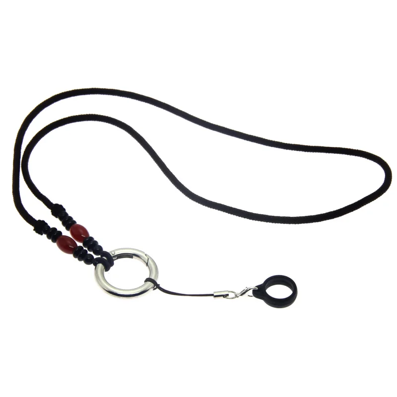 

5pcs Silicone Connector 13mm Ring Necklace Lanyard with Personalized metal Ring For 13mm-25mm JUU Relx Vape Pen Pod Kit