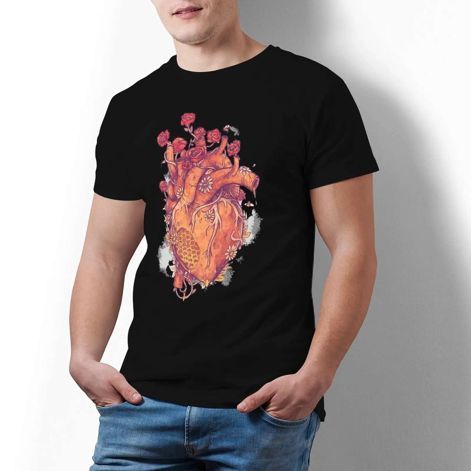 

Футболка мужская с коротким рукавом, 100 хлопок, 4xl