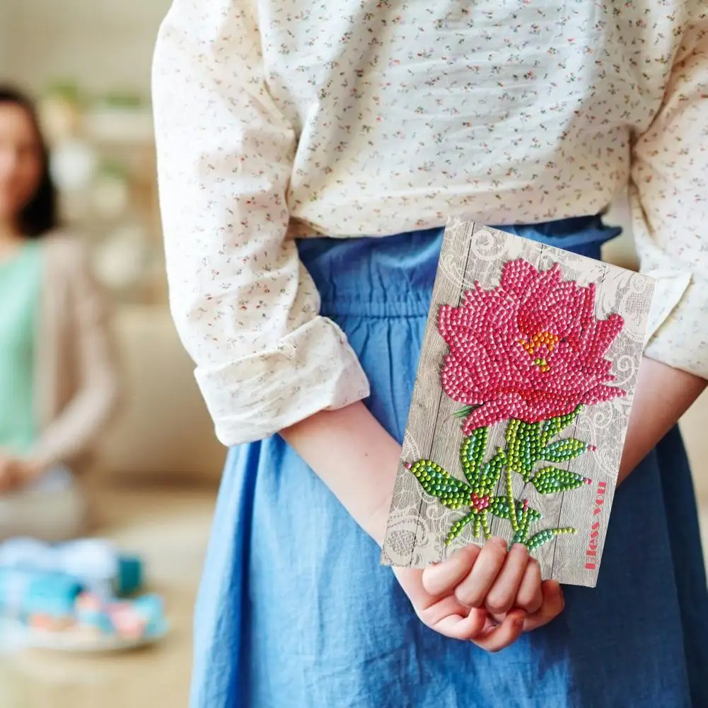 5D DIY сверла алмазная живопись Валентина поздравительная открытка праздничные