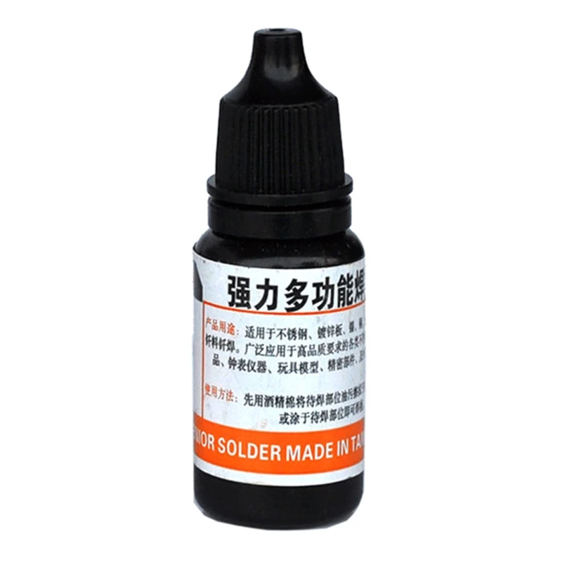 

35ml Powerful Rosin Soldering Agent No-clean Flux White Steel Plate Iron Battey W8EB