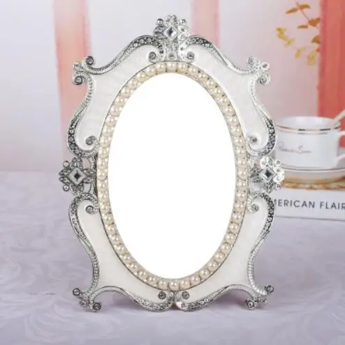 Горячая Распродажа Европейское винтажное зеркало принцессы для макияжа