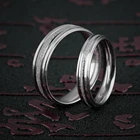 2020 модное простое кольцо для пары, Женское кольцо с эффектом потертости, свадебные украшения, подарок на день Святого Валентина, мужские ювелирные изделия