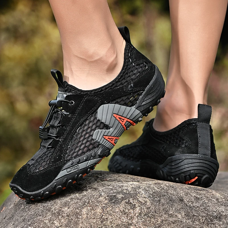 

Кроссовки мужские, Нескользящие, быстросохнущие, размера плюс, 46