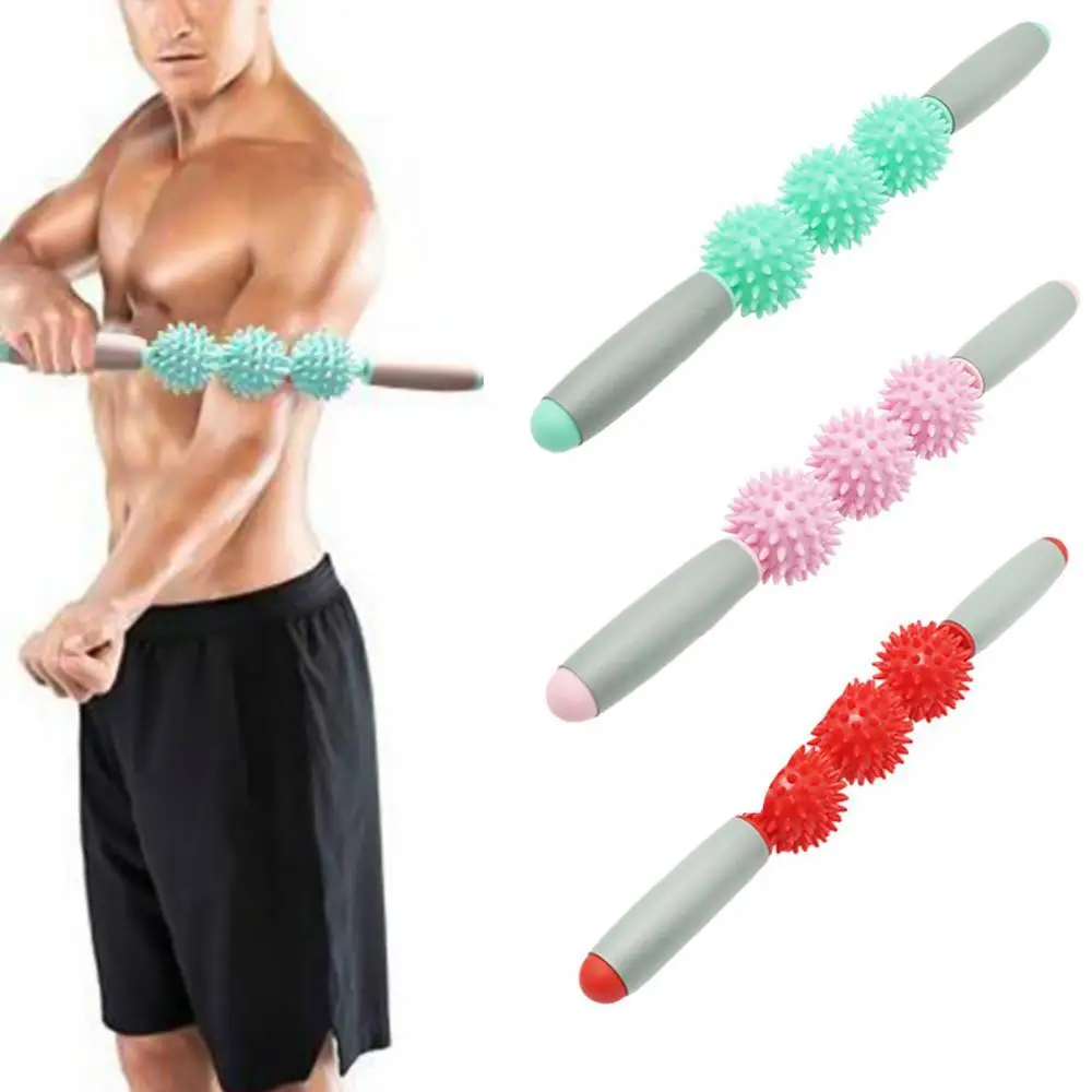 

Anti-slip Yoga Massage Roller Stick 360-Degree Rotation massage Body Leg Back Muscle Soreness Relief Training Tool