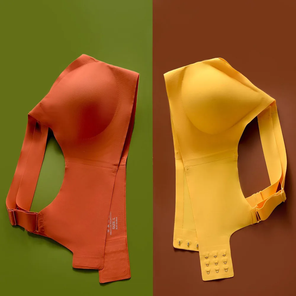 NHKDSASA Women's Support Wire Free Bra Comfort Sexy Push Up Bra Minimizer Candy Color One Piece Seamless Full Coverage Bralette