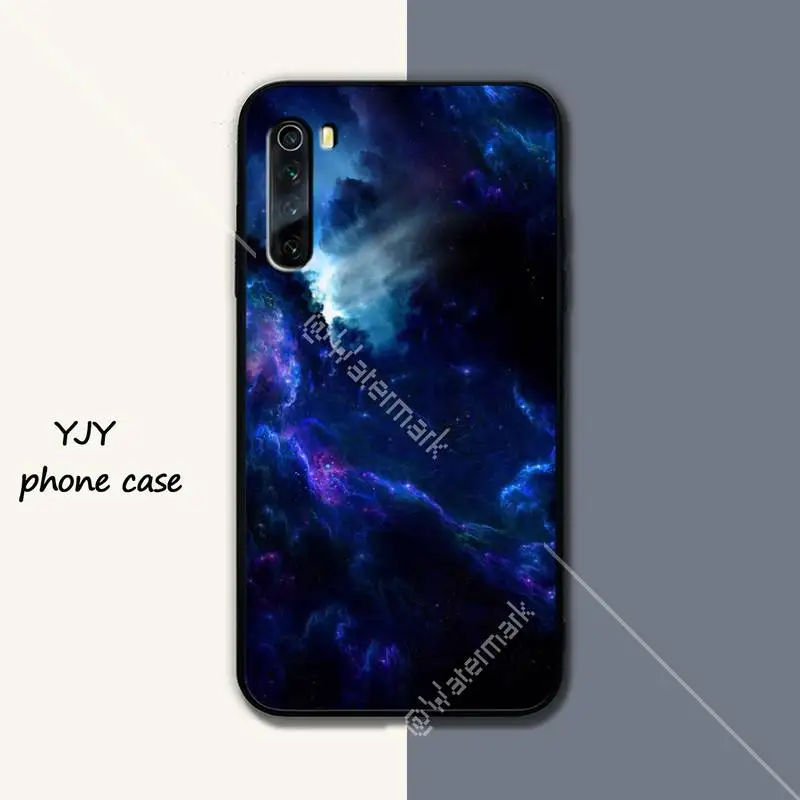 Yinuoda Galaxy Space черный мягкий чехол для телефона xiaomi redmi 4X 5 plus 6 6A 7 7A 8 8A 9 note 4 T pro max funda |