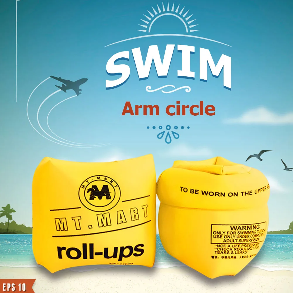 

Baby Arm Swimming Ring Children Inflatable Pool Float Arm Ring Safety Training Swimming Circle Float Ring