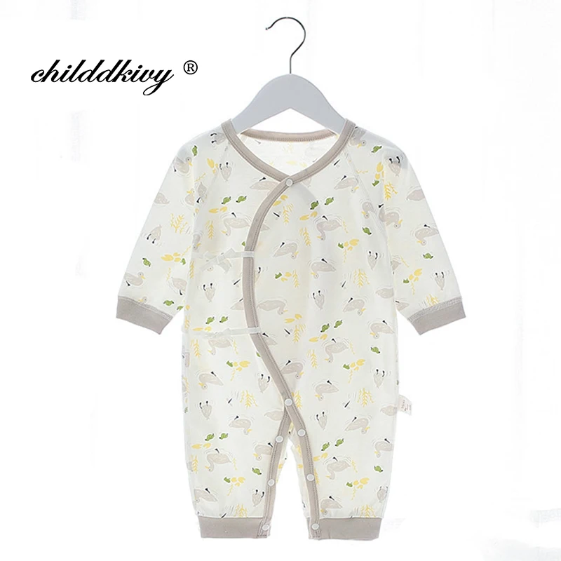 0-6Month Newborn Baby Romper Clothes 2020 Spring Autumn Long sleeve infant clothing Boneless Soft 100 % cotton girl clothes | Мать и