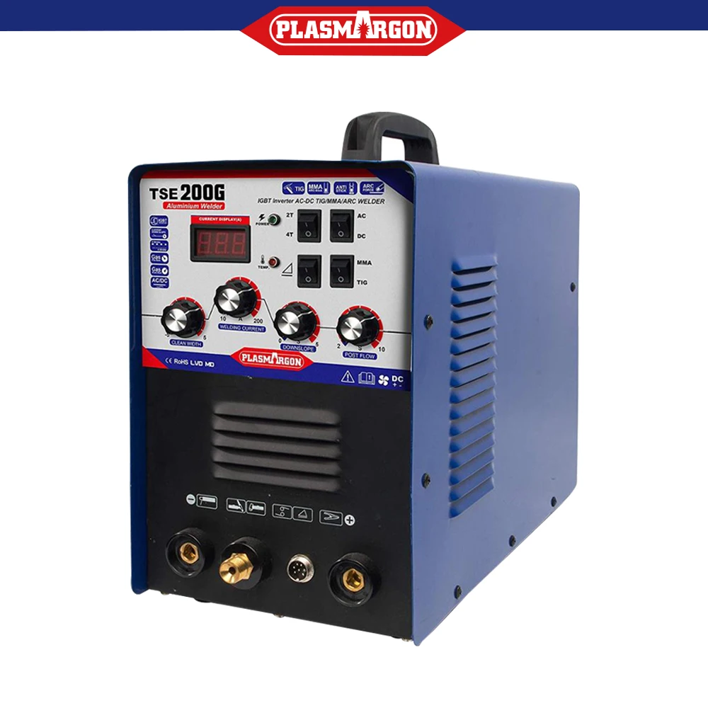 TSE200G AC / DC инвертор TIG MMA сварочный аппарат может сварить алюминий нержавеющую