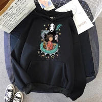 2021 japan anime funny spirited away studio ghibli totoro hoodie miyazaki hayao casual sweatshirts graphic hoody unisex pullover