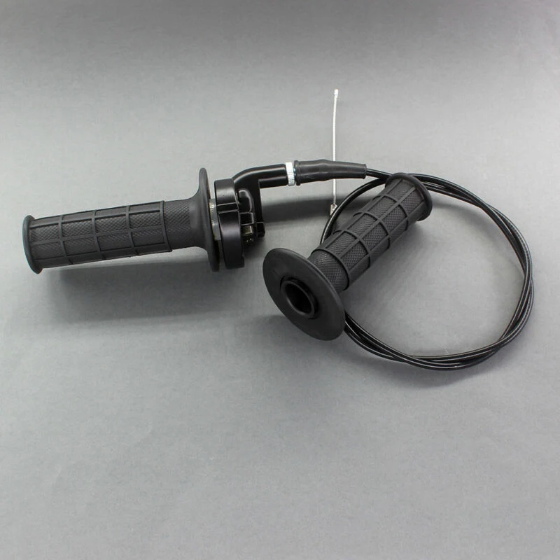 

36" Throttle Cable Set Handle Bar Grip Black Parts Replacement Durable
