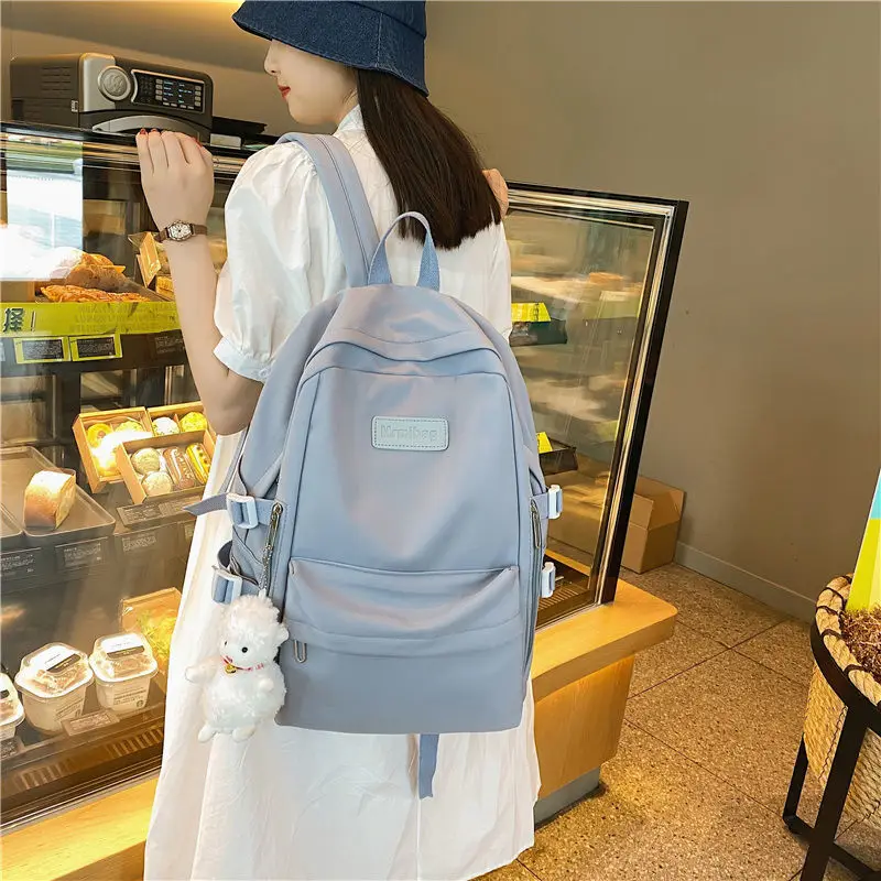 Вместительный женский рюкзак новинка 2022 Простой Школьный Forest для колледжа