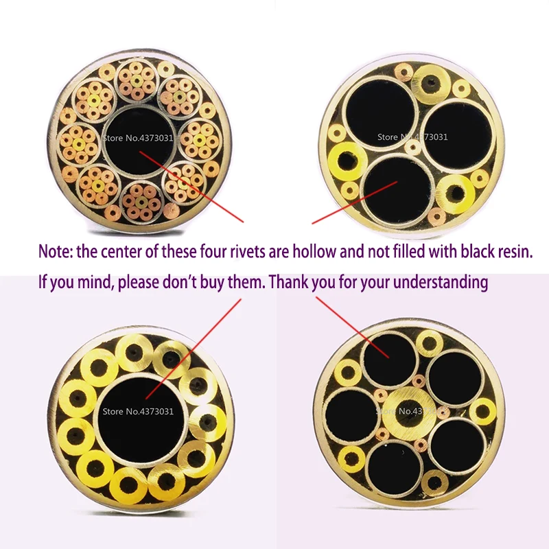 10 мм мозаика булавка заклепки для винт ручки ножа украсить 11 видов дизайн