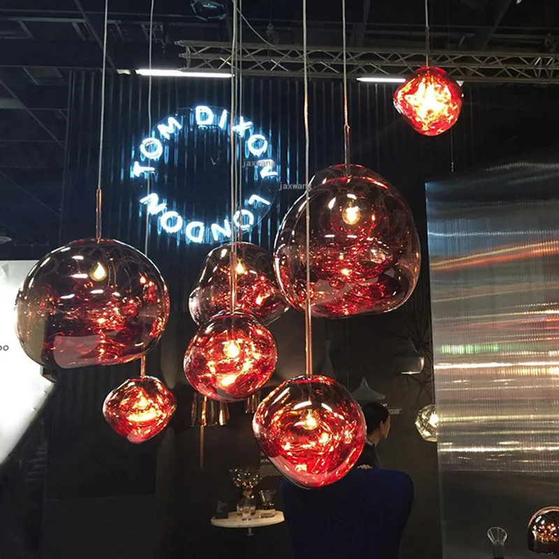 Нордическая лампа стеклянная Потолочная люстра гостиная столовая спальня