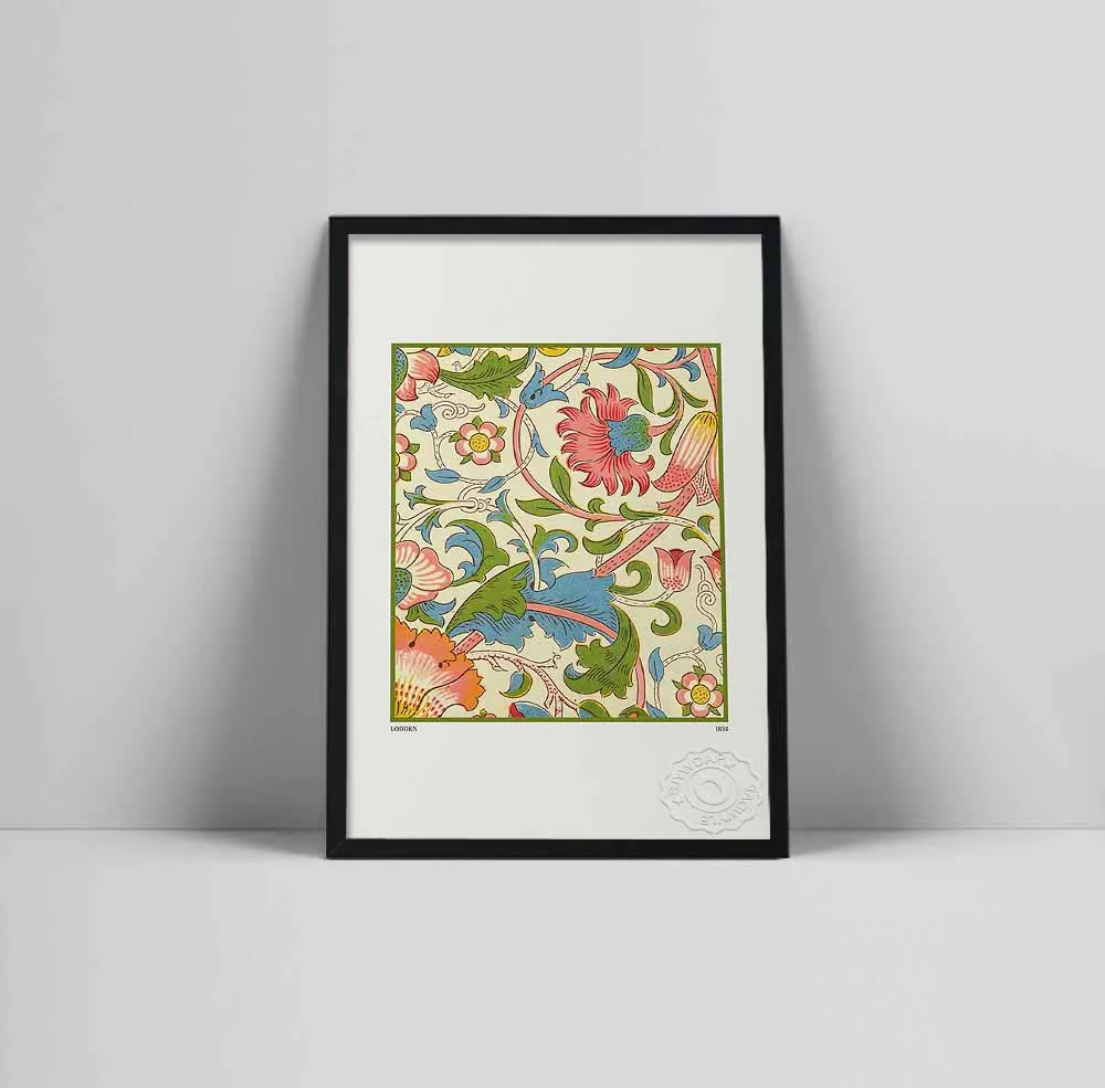 

William Morris Art Exhibition Poster Retro Red Flowers Picures Nordic Home Decoraion Living Room Print Wall Painting Decorate