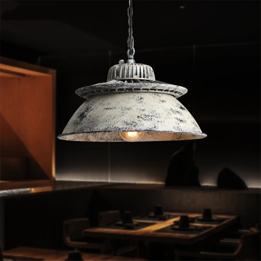 Ретро-винтажные промышленные подвесные светильники с крышкой для горшков для кухни, столовой, бара и гостиной в стиле лофт из железа.
