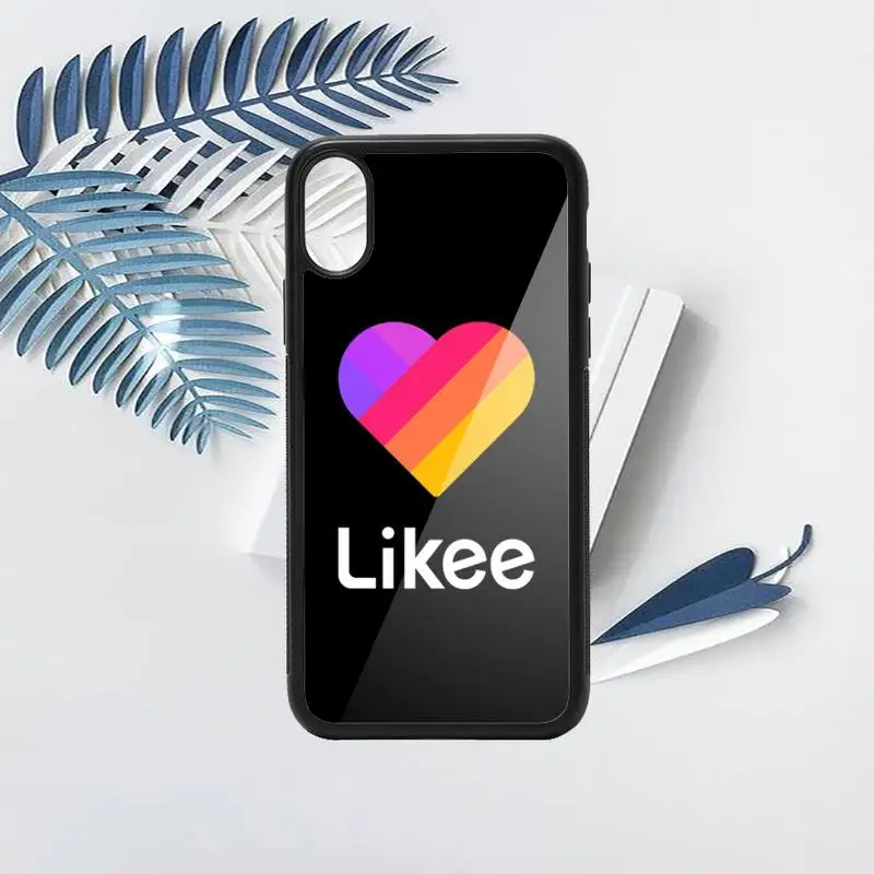 

Likee Funny cat bear love heart Phone Case PC for iPhone 11 12 pro XS MAX 8 7 6 6S Plus X 5S SE 2020 XR