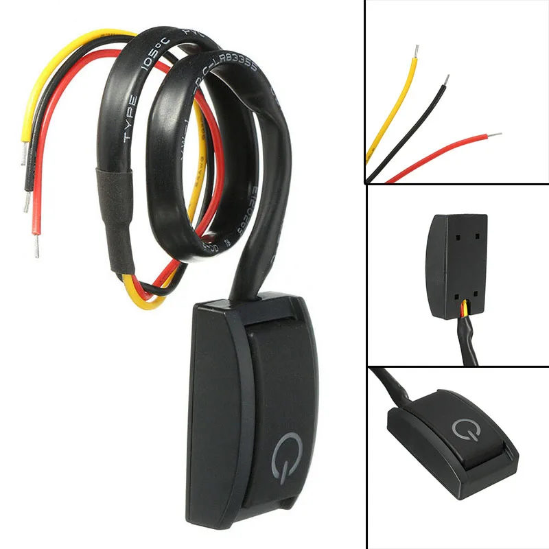 Кнопочный клавишный переключатель паста защелкивающаяся вкл. 200мА Автомобиль RV