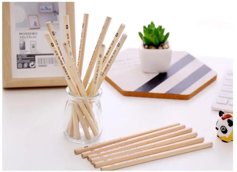 30 шт./компл. Стандартный карандаш HB черный свинцовый офисные школьные