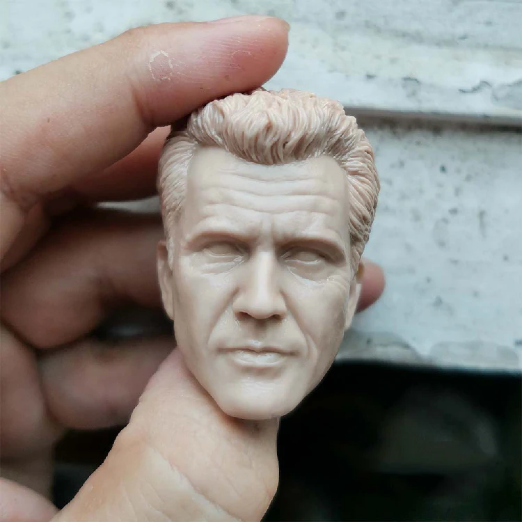 Коллекция 1/6 года неокрашенные модели голов из колокольчила меля Джерарда