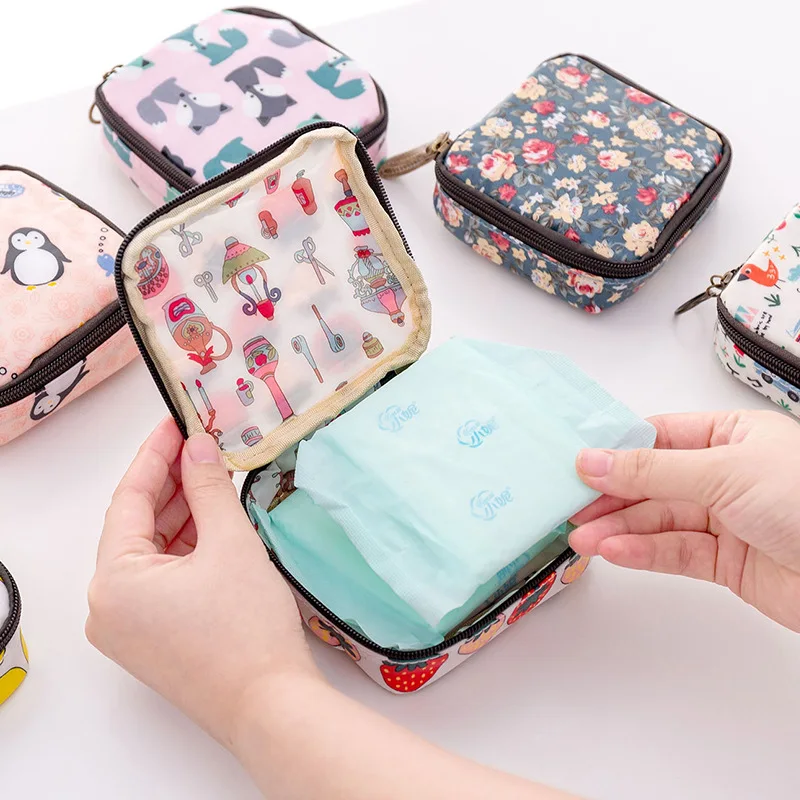 Новая гигиеническая сумка для хранения салфеток кошелек монет Кредитная