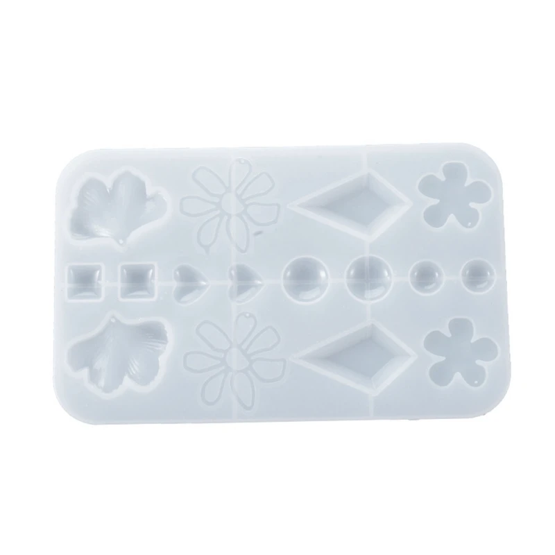 

Crystal Epoxy Resin Mold Dangle Eearrings Silicone Mould DIY Crafts Making Tools X4YA