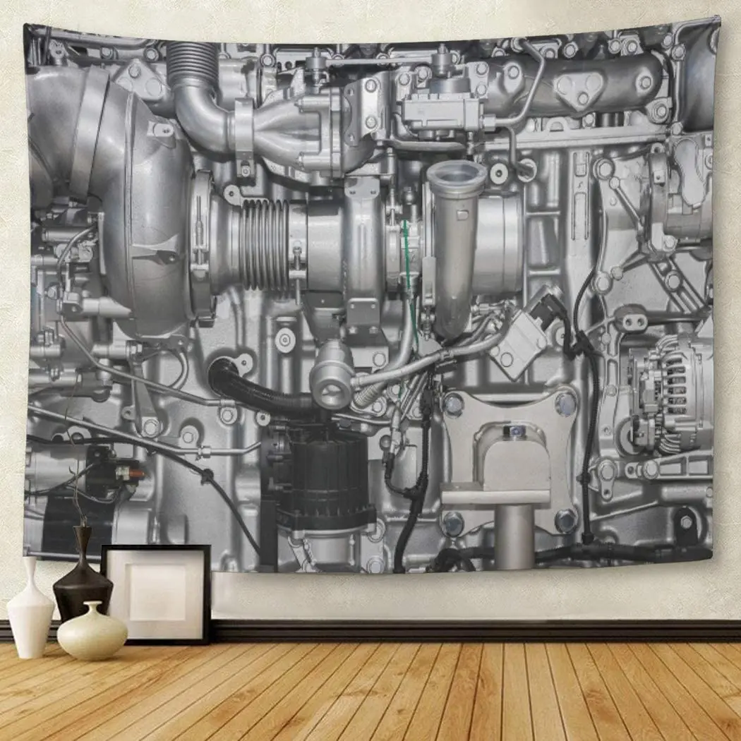 

Гобелен для гостиной, спальни, спальни, 60x80 дюймов, с дизельным двигателем