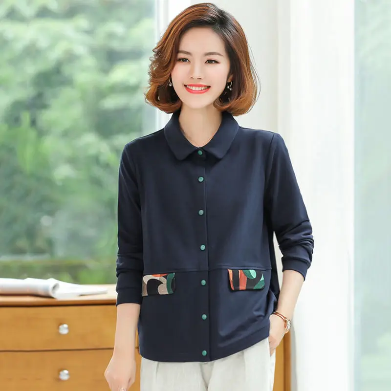 Осенние базовые куртки с длинным рукавом Женские повседневные короткие пальто