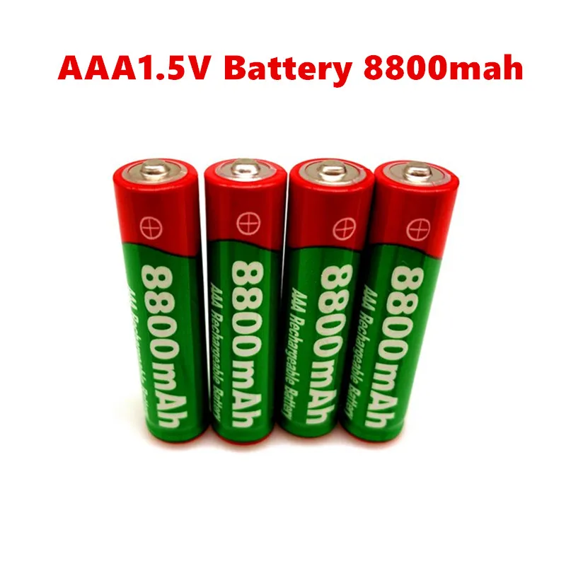 24 120PCS1.5V AAA перезаряжаемый аккумулятор 8800 мАч 1 5 V Новый Щелочная аккумуляторная