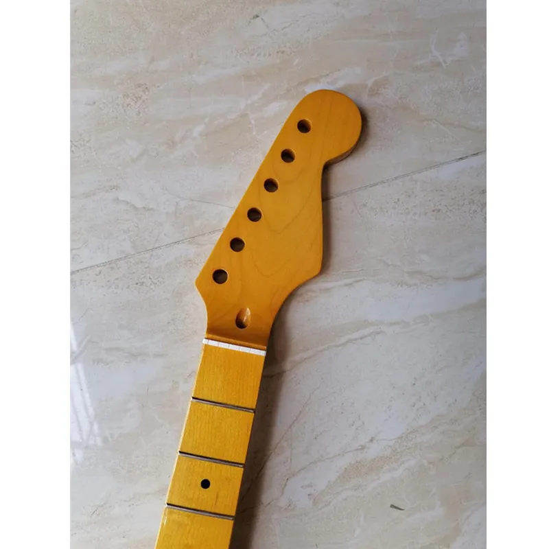 1pcs  21 Frets inlay dots maple Electric Guitar Neck Guitar accessories Parts Musical instruments can be customized enlarge