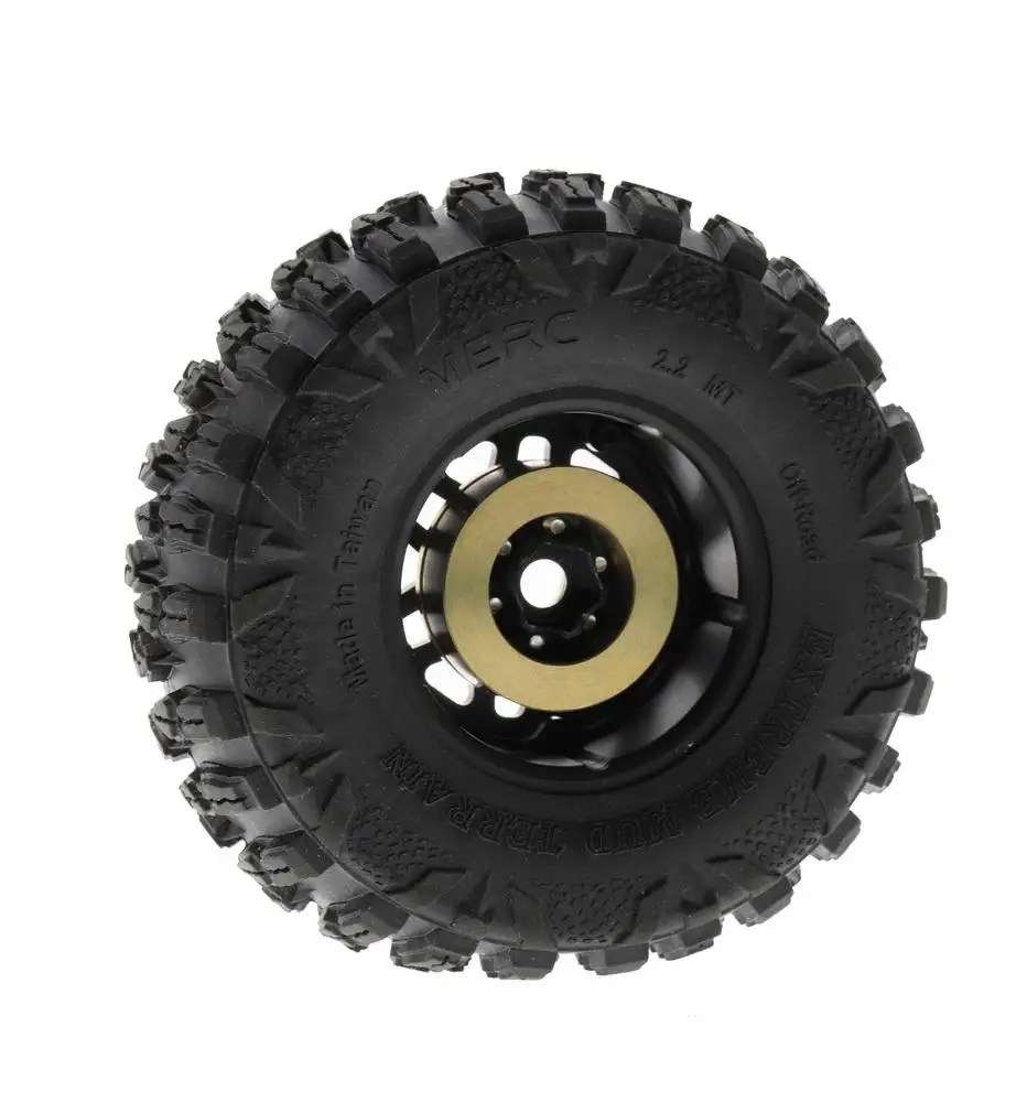 

4pcs Brass 64g Internal Counterweight for 1.9 2.2 inch Wheel Rims Traxxas TRX4 Axial SCX10 90046 D90 TF2 RC Crawler Upgrade Part