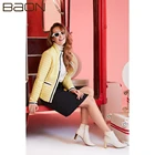 Стёганая женская куртка с контрастной отделкой Baon B039019
