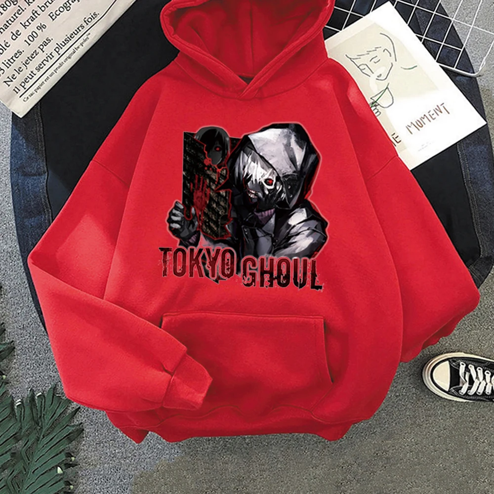 

Hoodie Men Japanese Streetwear Pullover Print One Piece Tokyo Ghoul Hoodies Kaneki Ken Loose Cool Anime Cosplay Couple Unisex1