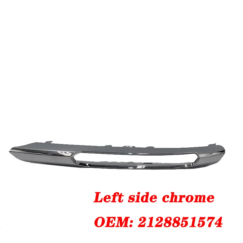 Left side chrome Передняя решетка автомобиля, дневной ходовой светильник, крышка 2128851523 2128851623 2128851574 2128851674 для Mercedes E-Class W212 2012 2013 - Цвет: Left side chrome