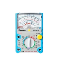free shipping proskit mt 2019 protective function analog multimeter safety standard professional ohm test meter tester analog