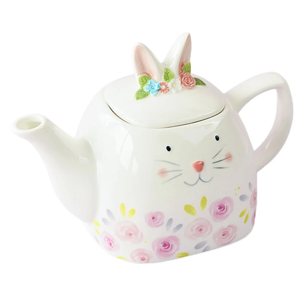 

Чайник с Цветочным Тиснением, термостойкий чайник, домашний керамический чайник