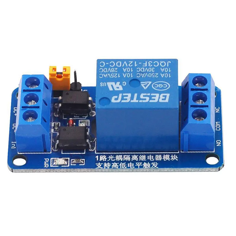 3.3V 5V 12V 24V 1 Channel Relay Module High and low Level Trigger Board | Relays